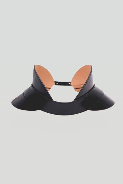 BA'AL <p>wide belt in black