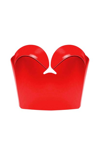 DE LAUER 2<p>red short bustier