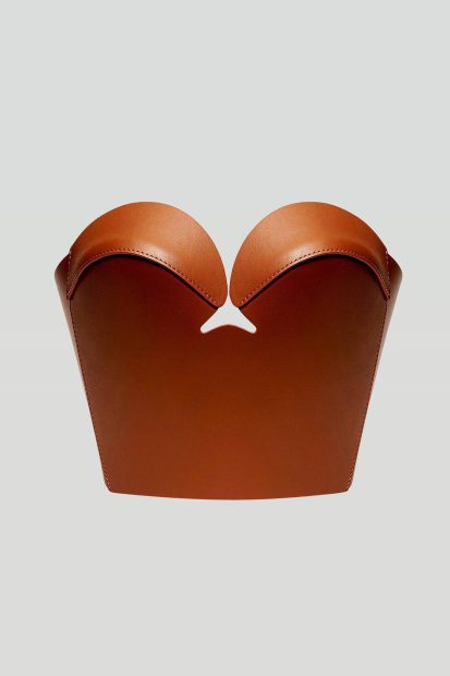 DE LAUER <p>woody short bustier