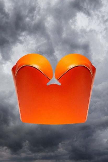 DE LAUER 2<p>orange short bustier