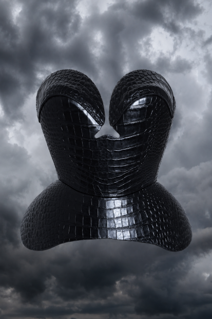 DE LAUER <p>crocodile corset