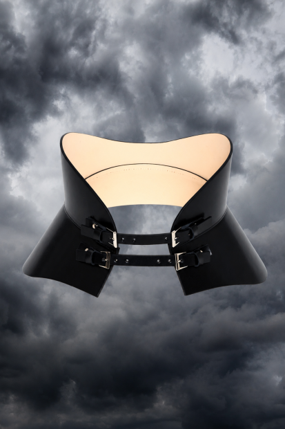 MEDUSA 2 <p>wide belt in black