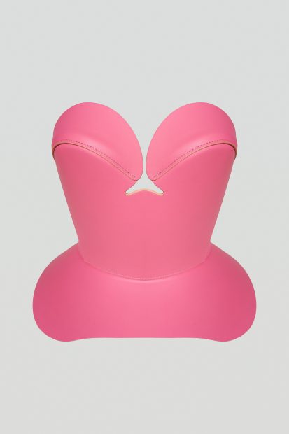 DE LAUER <p>pink powder corset