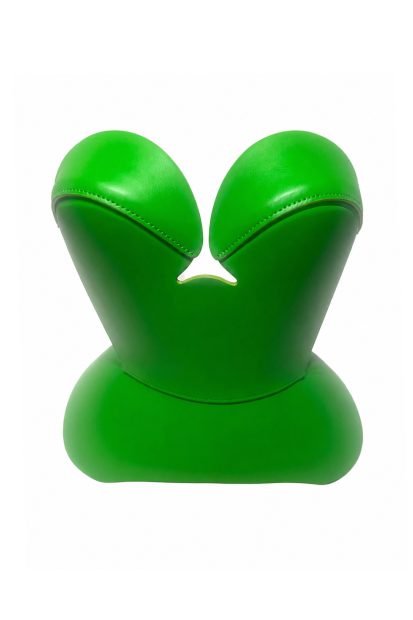 DE LAUER <p>intense green corset